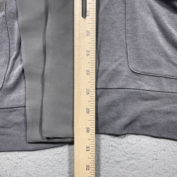 Ann Taylor LOFT Cardigan Sweater Women's XL Open Front Gray Modal Wool‎ NWT - Picture 6 of 9